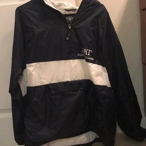Kappa Kappa Gamma pullover rain jacket